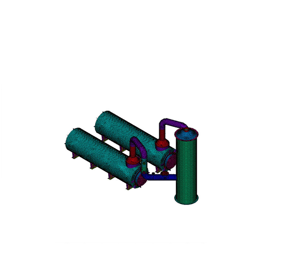 Sistema completo de quema de gases para Bracell